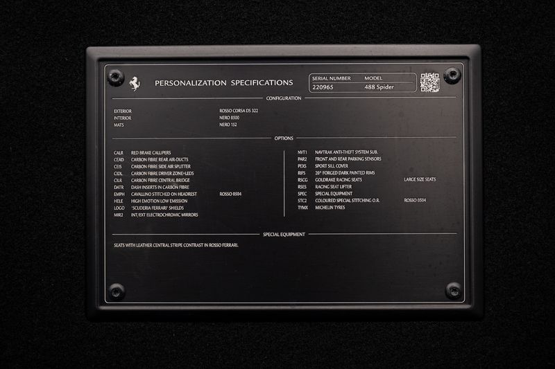 Ferrari 488 Spider DCT