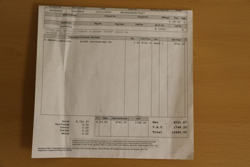 Porsche Design 911 GT3 RS Chronograph Watch