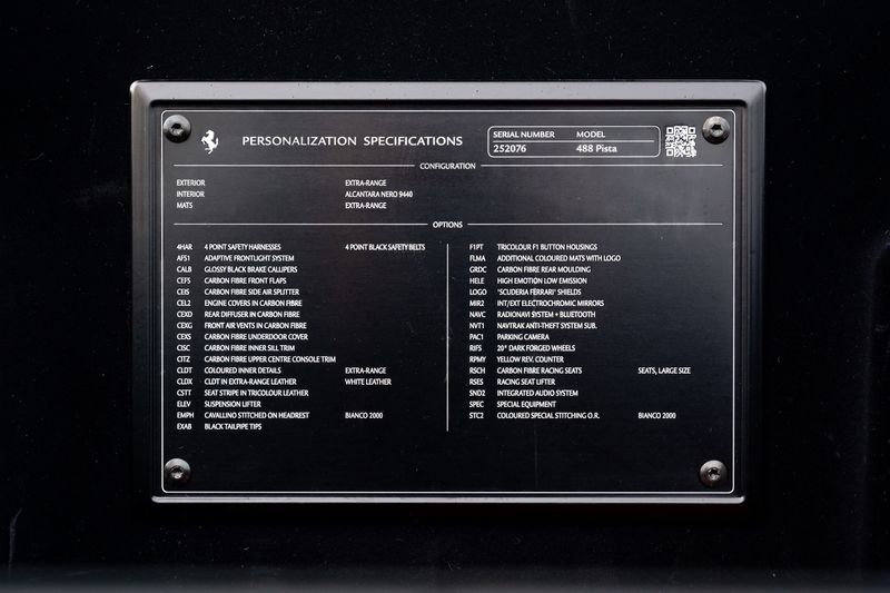 Ferrari 488 Pista V8 F1 DCT